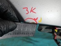 Błotnik przód prawy Saab 9-5 szary