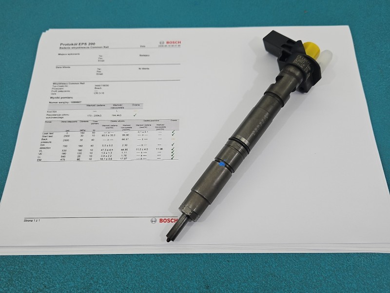 TESTOWANY Wtryskiwacz 0445116030, 03L130277 AUDI A4 B8 2.0 tdi 120KM