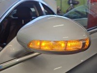 Lusterko lewe pin Mercedes CLS C219 W219 sedan 4d kolor srebrny 775U IRIDIUM SILVER - METALLIC FINISH C775 europa