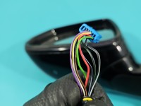 Lusterko lewe BMW iX1 U11 składane elektrycznie 8+8pinow SREBRNY C5A europa