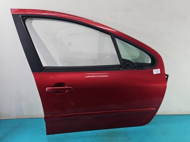 DRZWI PRZÓD PRAWE PASAŻERA Peugeot 307 5d bordowy EKQD