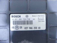 Komputer Sterownik silnika Vw Golf III 1.6 8V wiel 0261203729, 037906258AQ