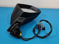 Lusterko prawe AUDI Q7 II 4M Europa / Lakier:LC5M / 15pin + kamera / Pęknięty kierunkowskaz / wkład lusterka ociera o...