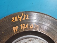 Tarcze hamulcowe przód klocki 284MM Fiat Grande Punto 1.3 jtd