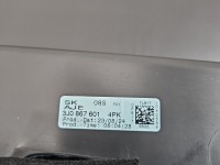 Tapicerka klapy tył boczek bagażnika tylnej Skoda Superb IV 3J0867601