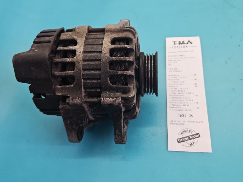 TEST Alternator Kia Picanto I 1.1b 37300-02551, 2655517