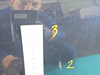 Drzwi tył lewe Bmw f10 f11 sedan 4d A89 Imperialblau Brillanteffekt Metallic