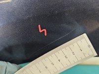 Błotnik przód lewy Citroen C4 picasso I 06-13 granatowy KEN - Enamel ICARE