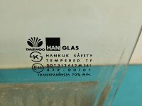 Szyba drzwi przód lewa Daewoo Lanos HB