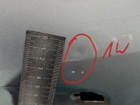 Drzwi przód prawe Mercedes ML W164 5d srebrny C775