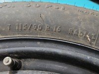 Koło zapasowe 16" dojazdowe dojazdówka Dodge Caliber Rozstaw śrub: 5x120, Continental, 115 mm, Profil opony: 90, Rok...