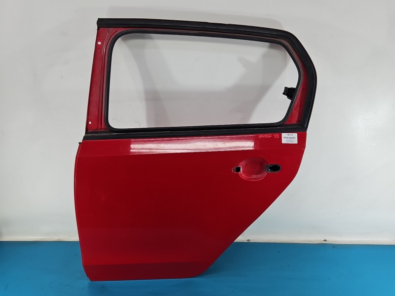 Drzwi tył lewe Skoda Citigo 11-19 HB 5d czerwony LY3D