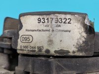 TEST Alternator Opel Vectra C 93179322, 0986044953 2.2 16V