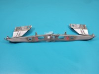 Zawias maski komplet lewy prawy AUDI Q5 8R 08- srebrny LX7W 8R0823301A