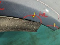 Błotnik przód prawy Vw Passat B5 błękitny LLSY