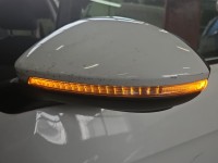 Lusterko lewe Vw Golf VII biały, malowana, elektryczny, Kod lakieru: LC9A, 6pin. RYSY . BIAŁY Lc9a europa