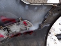 Zderzak tył Kia Sportage III 10-15 biały WD HB