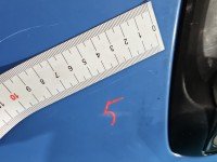 Drzwi tył lewe Renault Trafic II HB 5d niebieski DV489