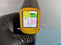 Drzwi tył lewe Toyota Auris II HB 5d srebrny, 1F7