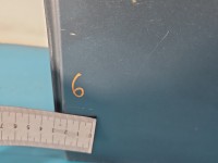 Drzwi tył lewe Fiat Grande Punto HB 5d srebrny 595/A