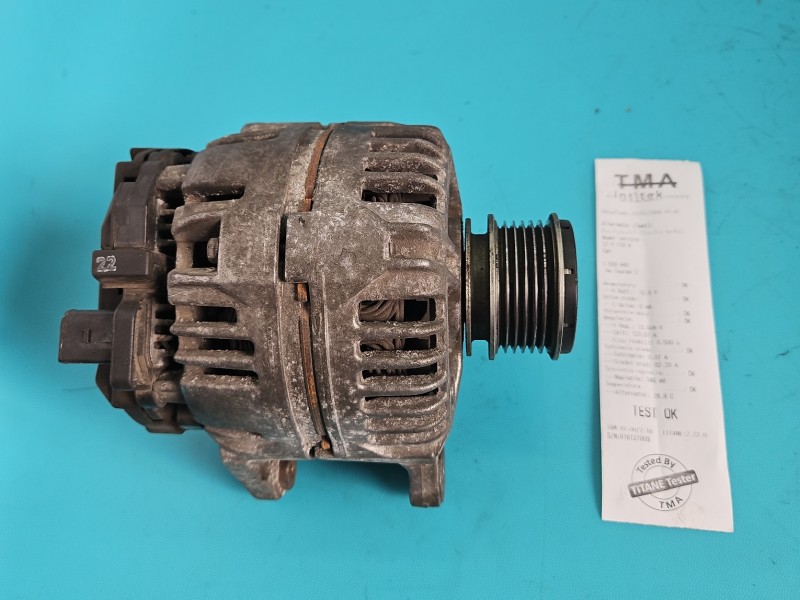 TEST Alternator Vw Touran I 037903025M, 0124325013 1.9 tdi