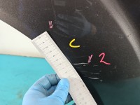 Drzwi tył prawe Peugeot 4007 HB 5d brązowy KER