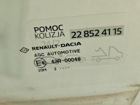 Szyba drzwi przód lewa Dacia Sandero III 20- HB