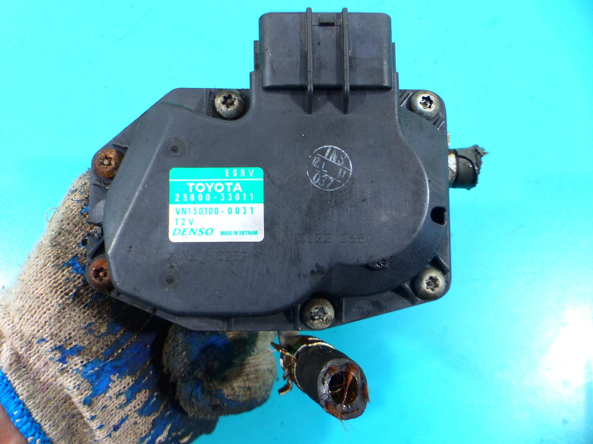 Zawór egr Toyota Yaris II 2580033011 1.4 d4d