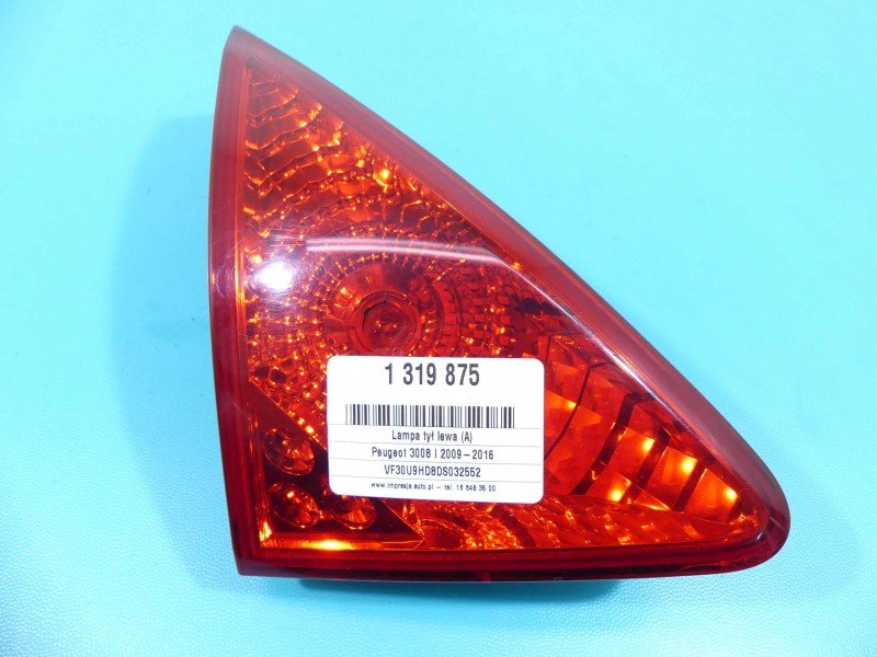 Lampa tył lewa Peugeot 3008 I 09-16 HB