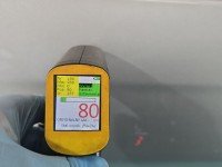 Drzwi tył prawe Vw Golf VI kombi 5d srebrny LA7W