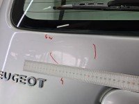 Klapa tył Peugeot Partner I HB 5d srebrny EZRC