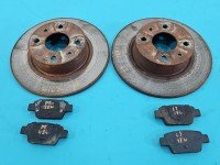 Tarcze hamulcowe tył klocki Fiat Stilo 1.6 16V (182B6.000)
