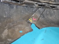 Zderzak tył BMW X6 E71 czarny black sapphire metallic 475/9 HB