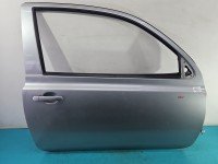 DRZWI PRZÓD PRAWE PASAŻERA Nissan Micra K12 3d srebrny KY0