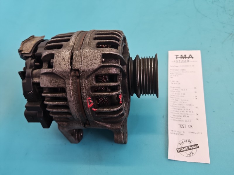 TEST Alternator Vw Golf IV 1.6 16V 0986041500