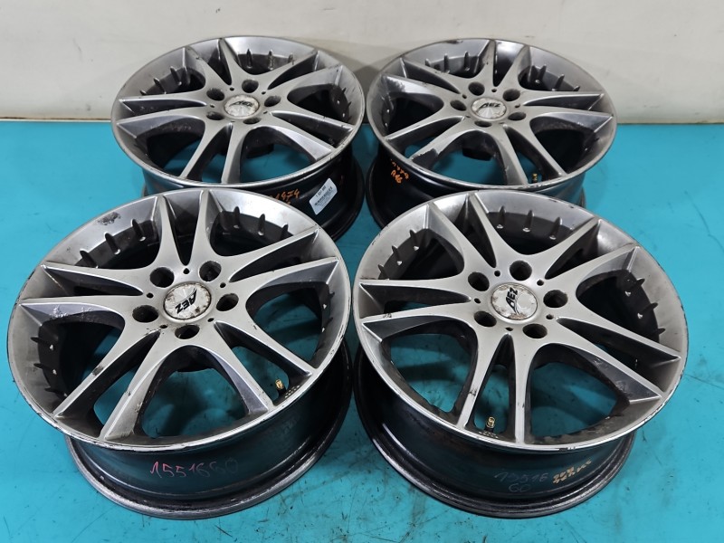 4X alufelgi felgi 16" komplet Saab 9-3 II R16