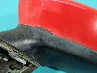 Lusterko lewe pin Fiat Grande Punto HB 3d kolor czerwony europa