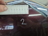 Maska przednia Citroen C4 picasso I 06-13 wiśniowy KHRD
