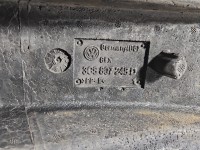 Wzmocnienie zderzaka przód belka Vw Passat CC Volkswagen, absorber przednie czarny LC9X