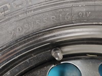 Koło zapasowe 16" dojazdowe dojazdówka Vw Golf VII Rozstaw śrub: 5x112, Dunlop, 205 mm, Profil opony: 55, Kod producenta:...