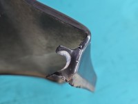 Błotnik przód prawy Peugeot 207 czarny EXL