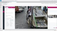Błotnik tył lewy Honda HR-V II 13-18 ćwiartka czarny NH821M