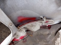 Zderzak tył Kia Sportage III 10-15 biały WD HB