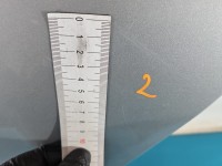 Drzwi tył lewe Toyota Auris II HB 5d srebrny, 1F7