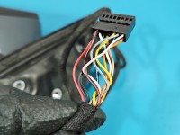Lusterko lewe Skoda Octavia III elektryczny, Europejska, Kod lakieru: Lf7y, składane elektrycznie, 11 pin / 13-20 europa