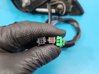 Lusterko lewe Peugeot 807 elektryczny, Europejska, składane elektrycznie . 5+2+2 pin, rysy na obudowie europa