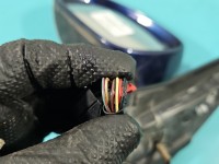 Lusterko lewe pin Vw Jetta V sedan 4d kolor granatowy LD5Q europa