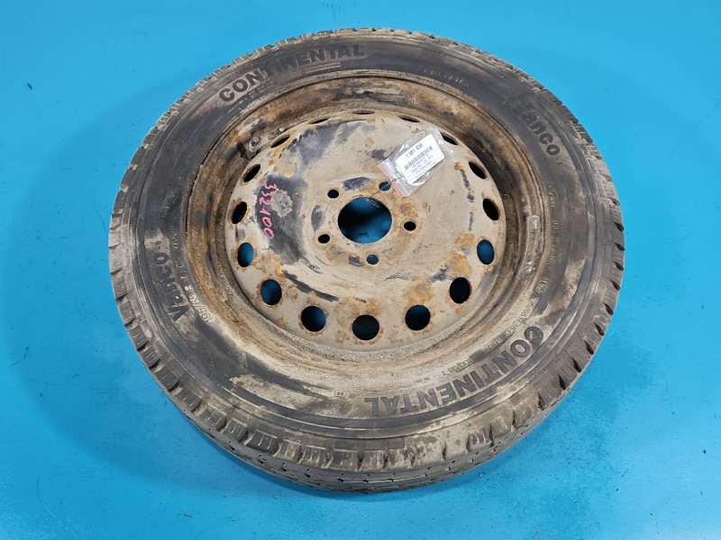 Koło zapasowe 16" dojazdowe dojazdówka Renault Trafic II Rozstaw śrub: 5x118, Continental, 6j ET50 KOROZJA NA FELDZE 5x118...