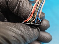 Lusterko lewe Audi A5 8T 10pin .składane elektrycznie. Delikatne rysy na obudowie BIAŁY Ly9c europa