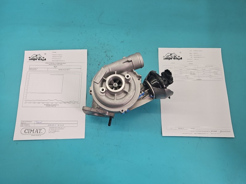 Turbosprężarka Regenerowana Volvo S40 II V50 2.0d 136KM 753847-2, GT1749V, 9654931780